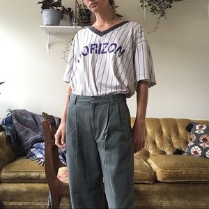 Olive green 100% cotton pants